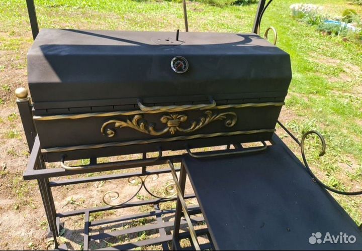 Мангал с печью