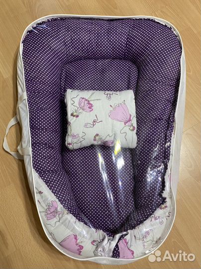 Комплект :Кокон-гнездышко + подушка для кормления