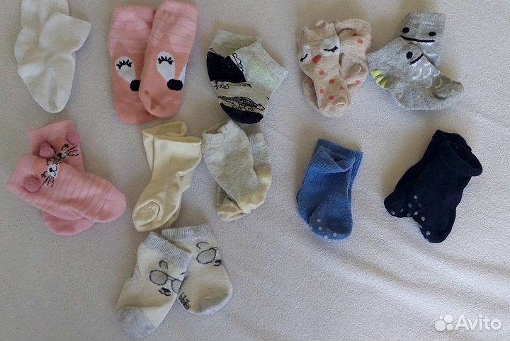 Детские носочки от 0-6 мес