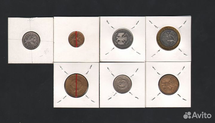 Брак монет, развороты, полные расколы