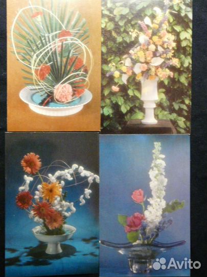 Искусство букета. Комплект из 12 открыток