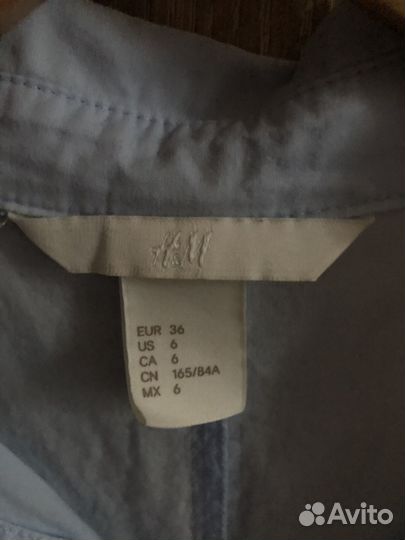 Платье рубашка h&m 36