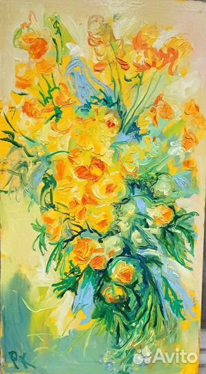 Картина интерьерная Огоньки 37х67