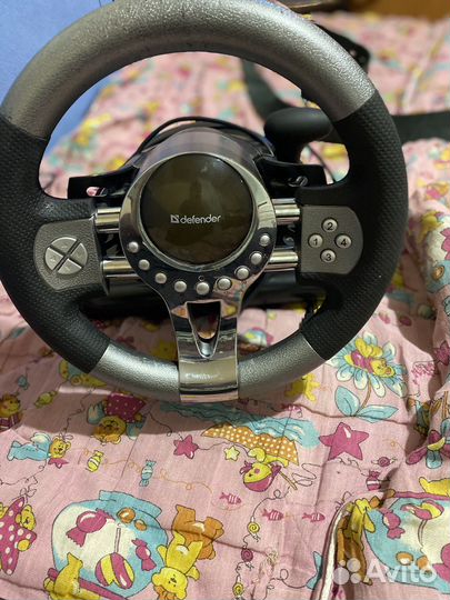 Игровой руль defender forsage gtr