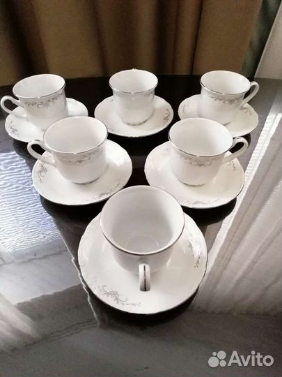 Набор чайный 6 персон Чехия