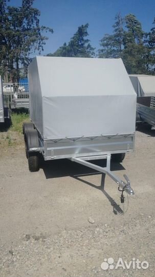 Прицеп Титан 2515 2-х осный с высоким тентом