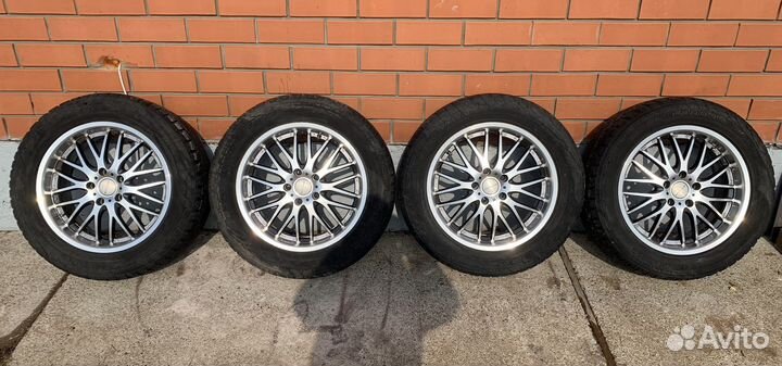 Шины yokohama 225 60 r17+диски sakura