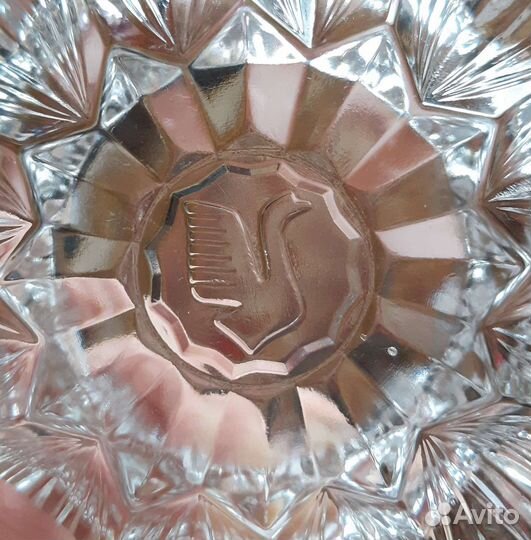 Пепельница хрусталь СССР (новая)