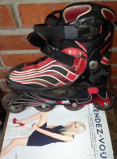 Re Action Rainbow abec 1 Роликовые коньки (раздвиж