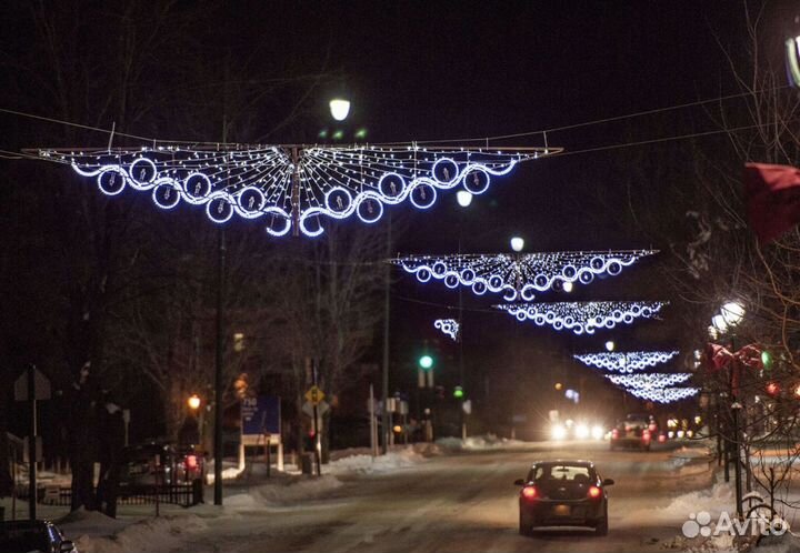 Световое оформление улиц