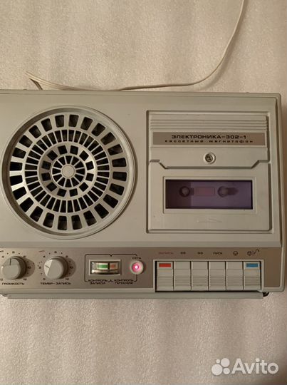 Кассетный магнитофон электроника 302-1