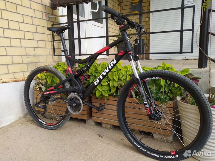 Алюминиевый двухподвес 27.5 btwin rockraider