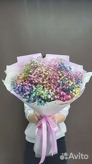 Букеты и композиции из гипсофилы