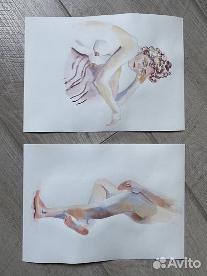 Картина акварель