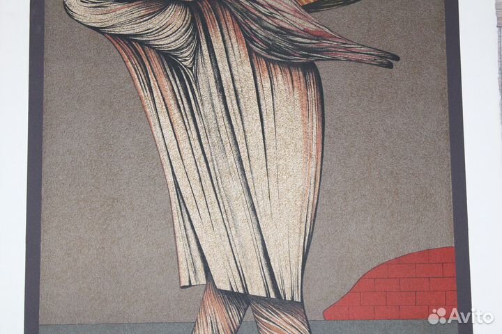 Литография М.М.Шемякина Чрево Парижа 6 1977