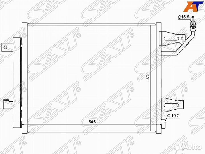 Радиатор кондиционера mitsubishi colt