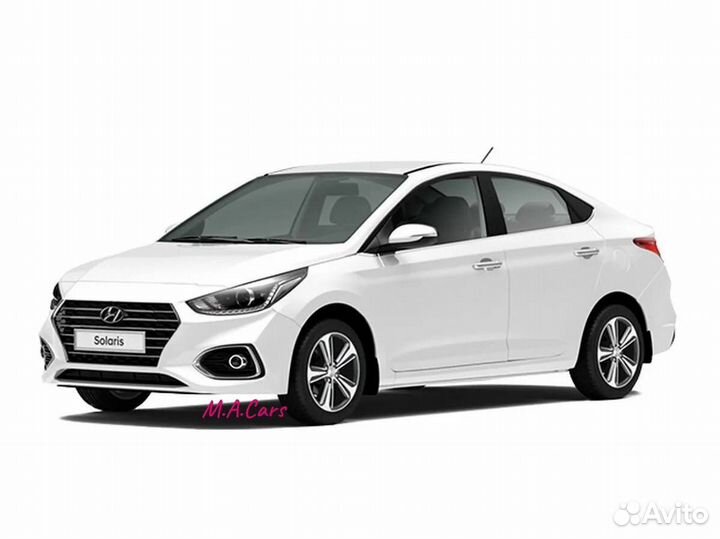 Задний бампер Hyundai Solaris 2 2017+ в цвет(7)