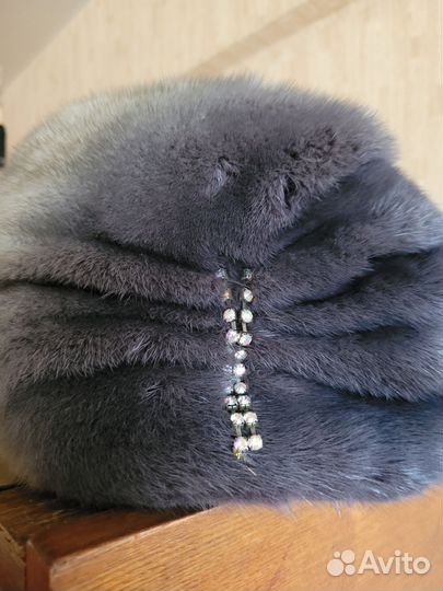 Шапка норковая женская бу