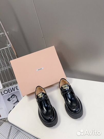 Лоферы женские Miu Miu premium