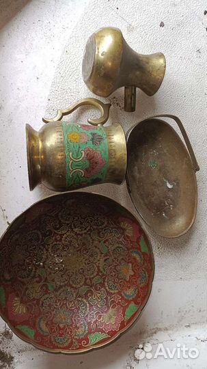 Посуда латунь СССР