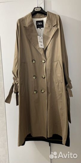 Плащ тренч zara