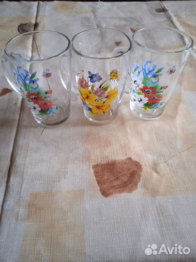 Кружки стеклянные СССР