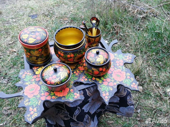 Посуда хохлома