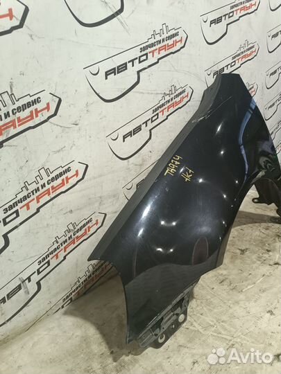 Крыло volkswagen golf 1K1 MK5 1K6821021A переднее левое hatchback черный, LC9Z TA974