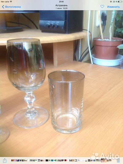 Набор стаканов и фужеров
