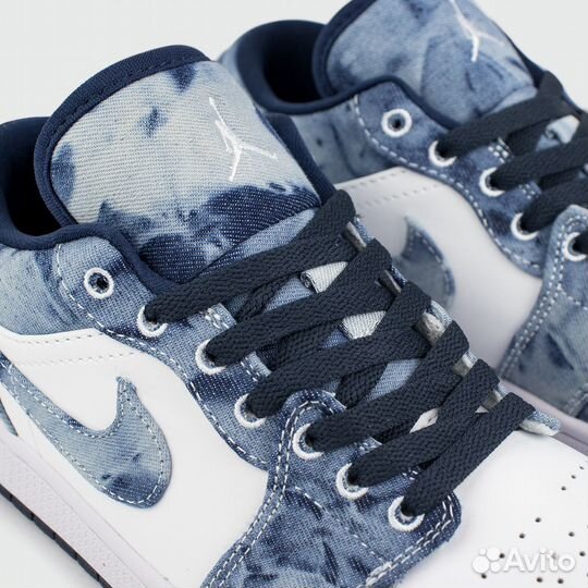 Nike Air Jordan 1 Low Washed Denim Wmns