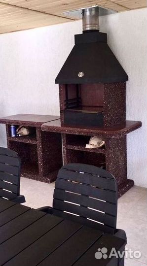 Печь под казан барбекю