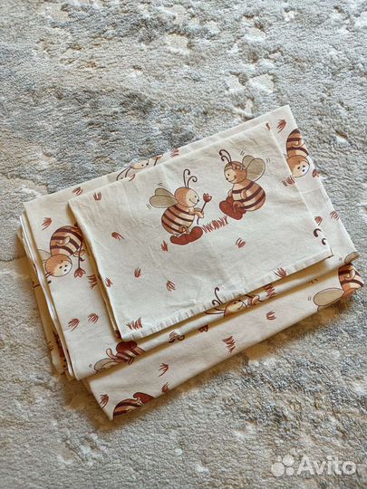 Детское постельное белье в детскую кроватку