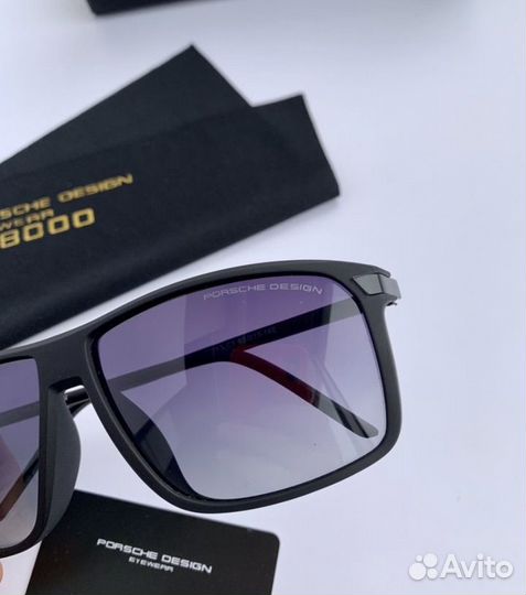 Очки porsche design черные поляризационные