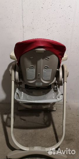 Стульчик для кормления Chicco polly magic красный