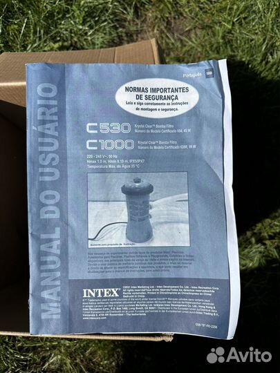 Фильтр-насос для бассейна Intex картриджный 457 см