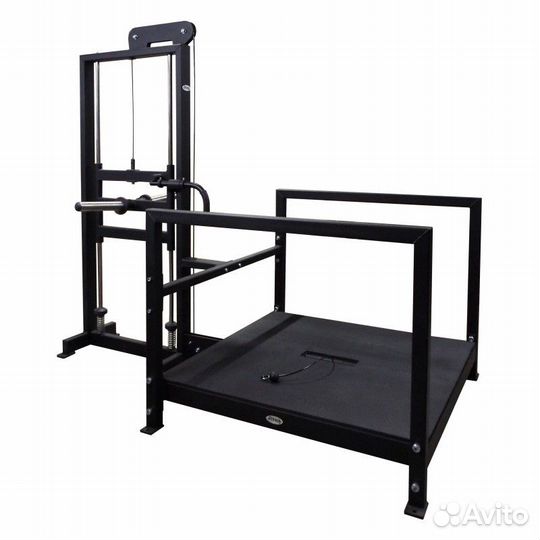 Тренажер для приседаний с отягощением поясом AV320