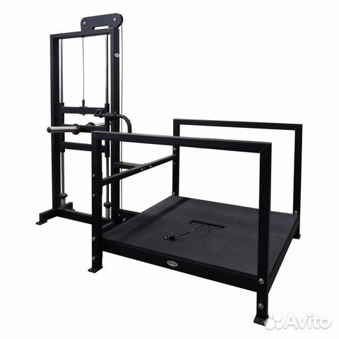 Тренажер для приседаний с отягощением поясом AV320