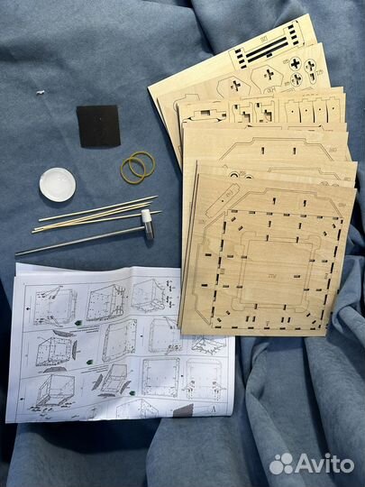 Деревянная головоломка. Сейф. 3D-модель