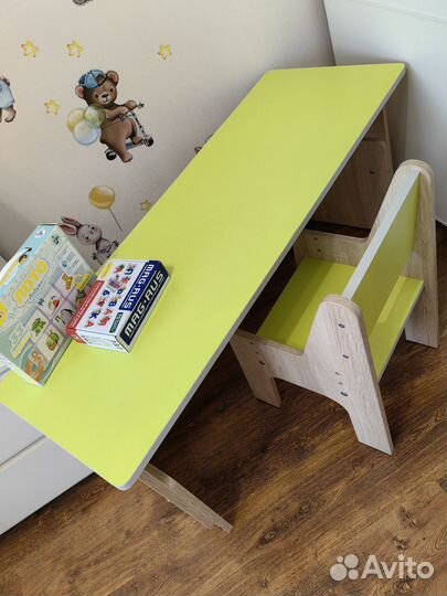 Детский стол и стул растущая парта