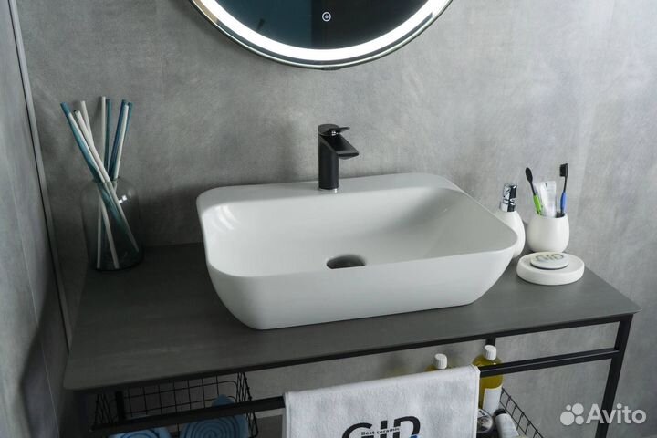 Раковина Gid Geométrico N9047 51184 белая, 55x42x15