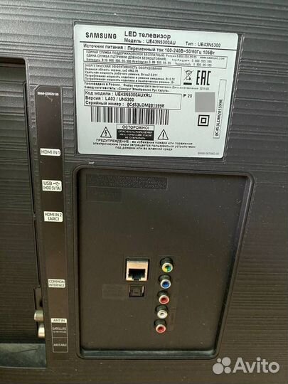 Телевизор Samsung SMART tv 43 4k