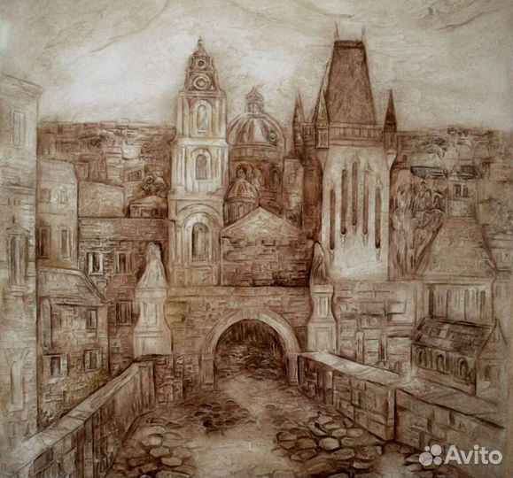 Роспись стен и потолков Барельеф