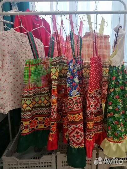 Костюм народный, сарафан, кокошник, р110-134