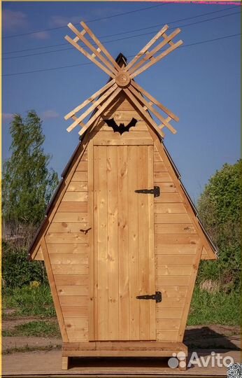 Дачный туалет с установкой