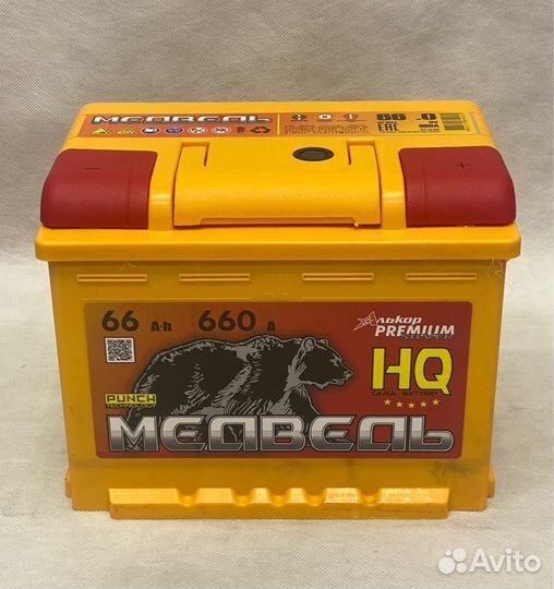 Аккумулятор Медведь Silver 66 о/п