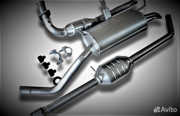 Выхлопные системы в наличии (глушители) новые