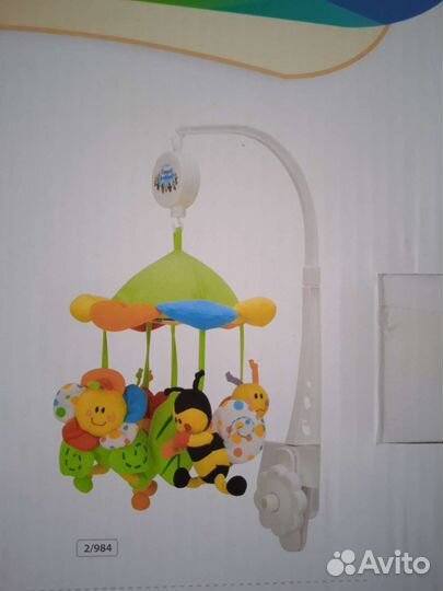 Мобиль в кроватку музыкальный
