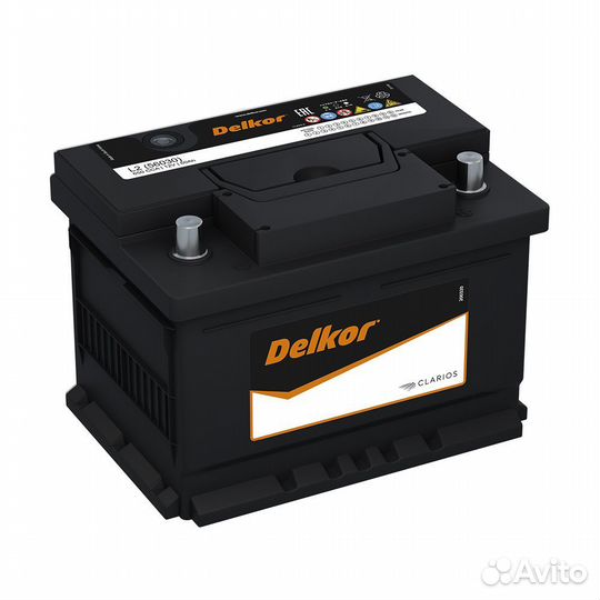 Аккумулятор автомобильный Delkor 60 Ah 56031