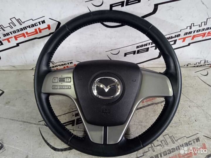 Руль mazda atenza mazda6 GH GH5AP GH5AS GH5FP GH5FS GH5FW ghefp ghefs мультируль кожа С airbag пусто