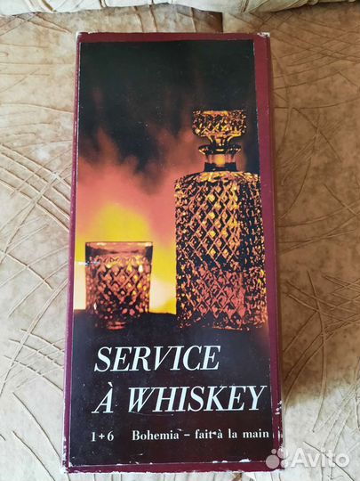 Набор бокалов и штофа для виски